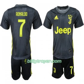 Billige Fotballdrakter Juventus Ronaldo 7 Barn Tredjedraktsett 2018/19 Kortermet
